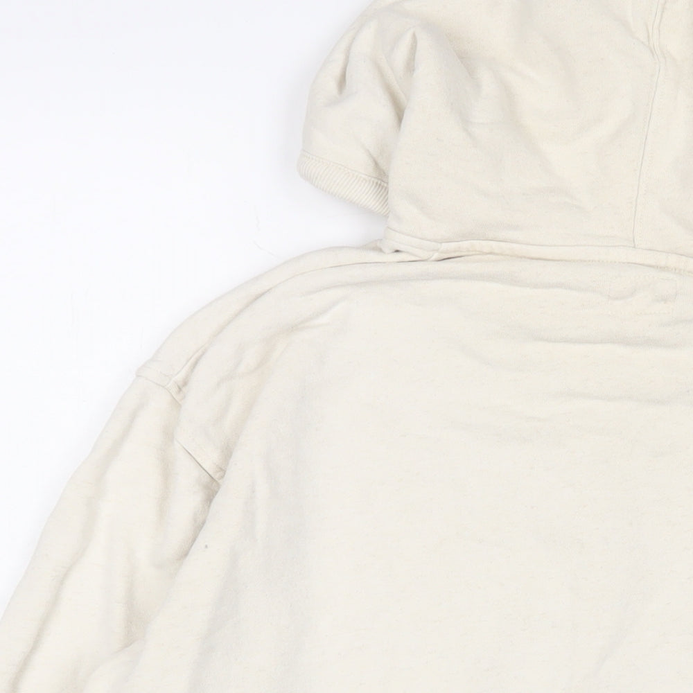 Mens UK Size M Levi's White Pullover Hoodie