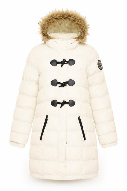 Womens UK Size 8 Brave Soul White Puffer Jacket