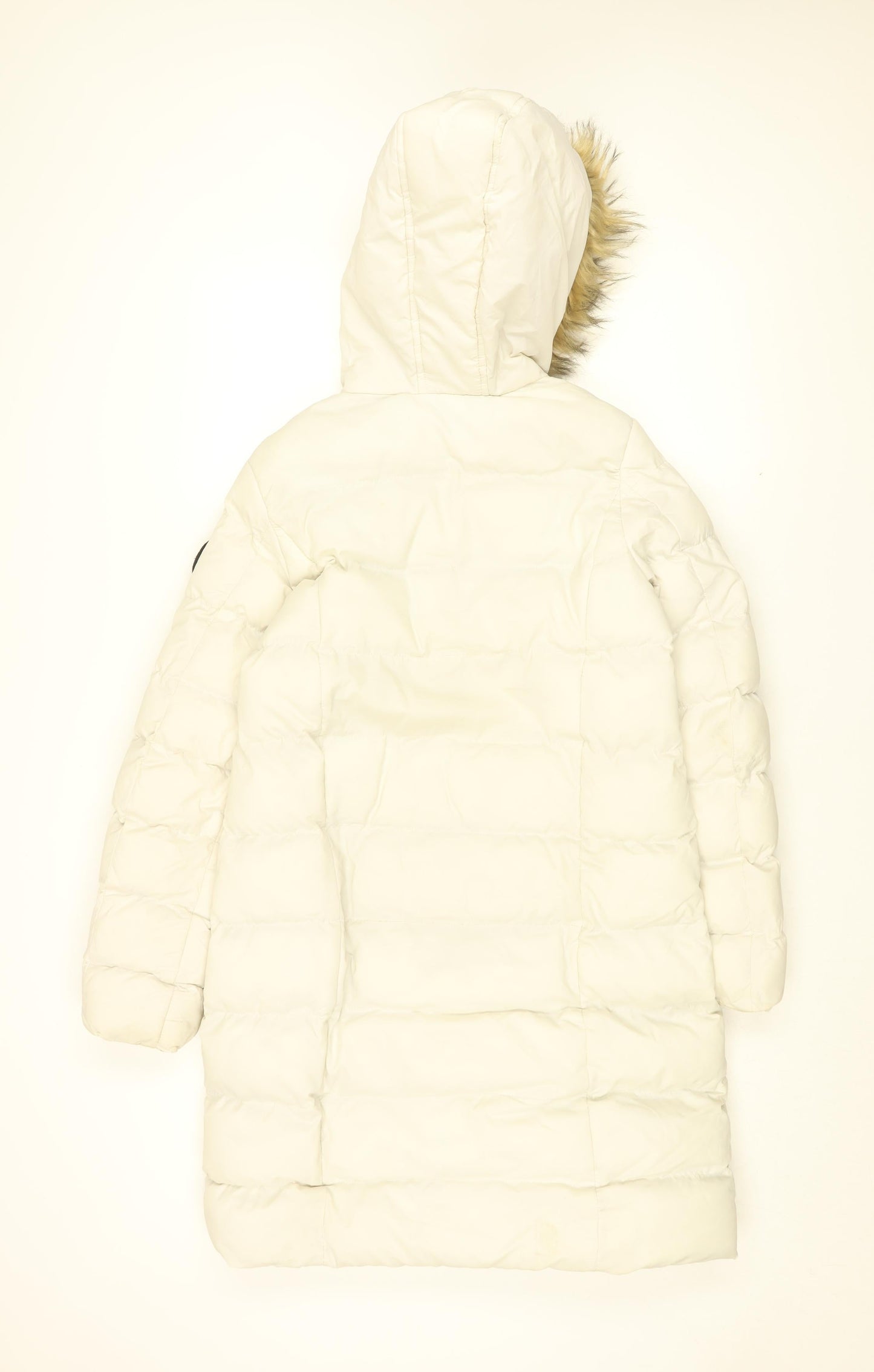 Womens UK Size 8 Brave Soul White Puffer Jacket