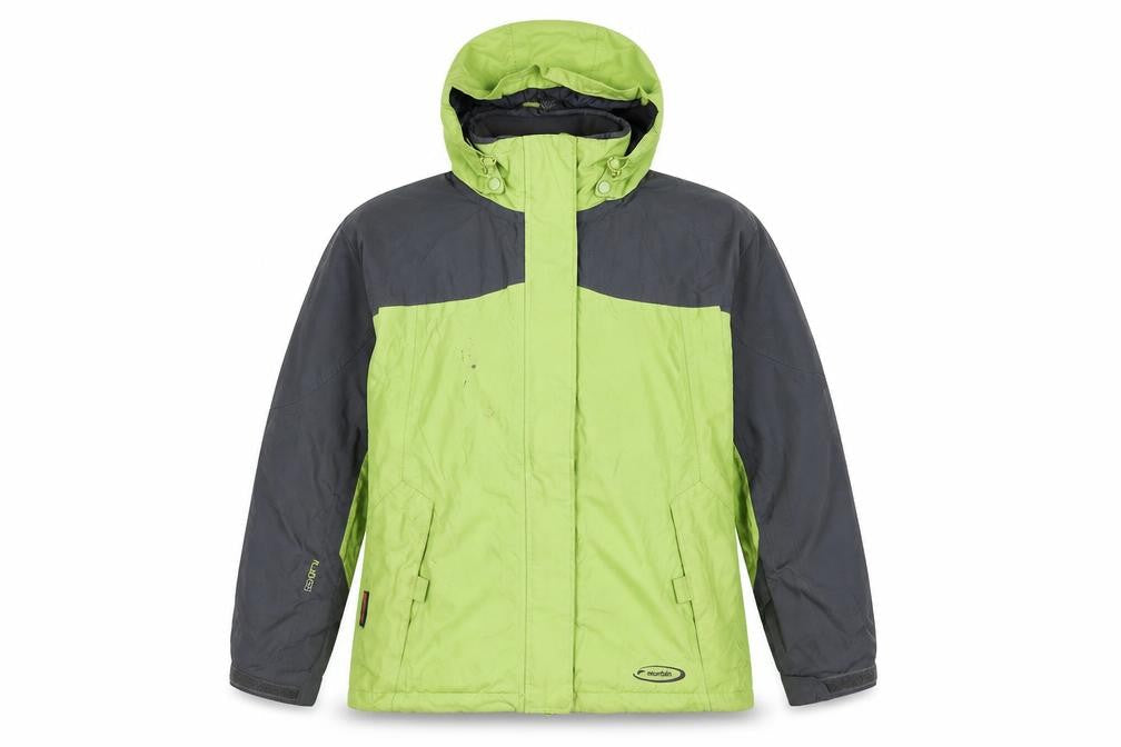 Womens UK Size 12 Mountain Life Green Rain Coat