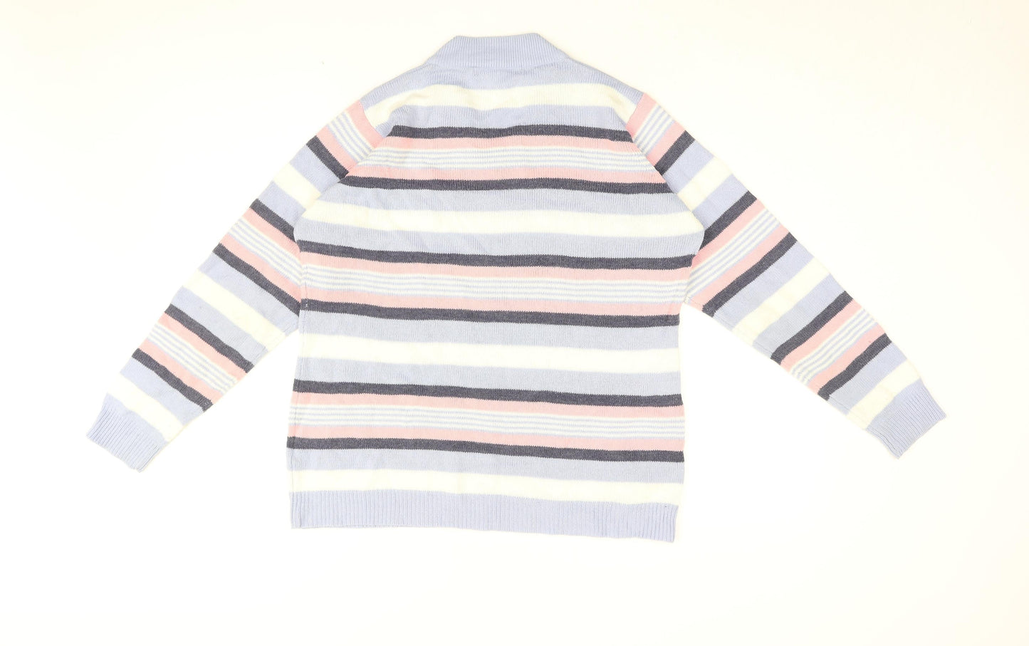 Womens UK Size 14 Isle Blue Pullover Jumper