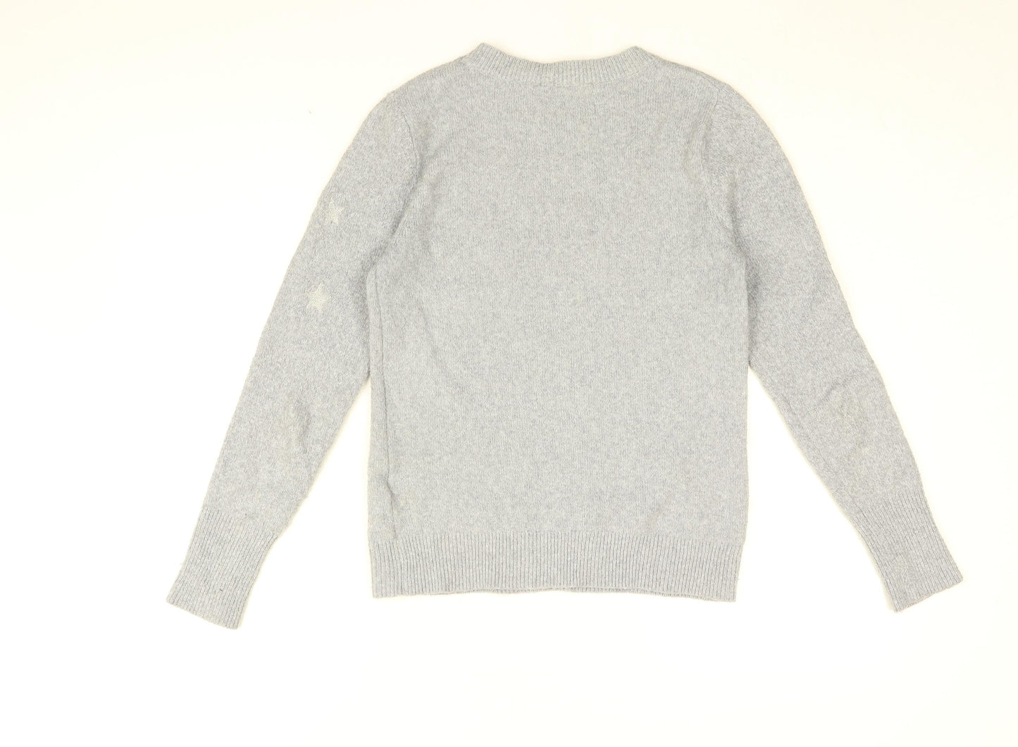 Womens UK Size S Oasis Grey Pullover Jumper
