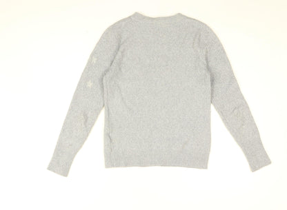 Womens UK Size S Oasis Grey Pullover Jumper