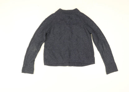 Womens UK Size 12 Pepe Jeans Blue Cardigan Jumper