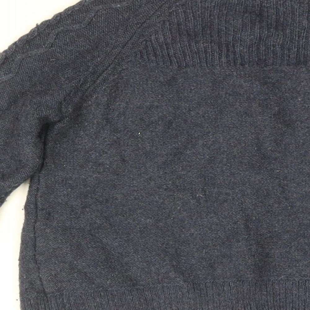 Womens UK Size 12 Pepe Jeans Blue Cardigan Jumper