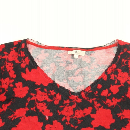 Womens UK Size L CC Black Basic T-Shirt