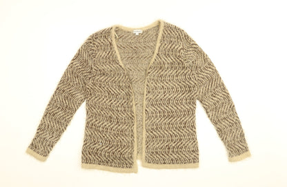 Womens UK Size L Nina Murati Brown Cardigan Jumper