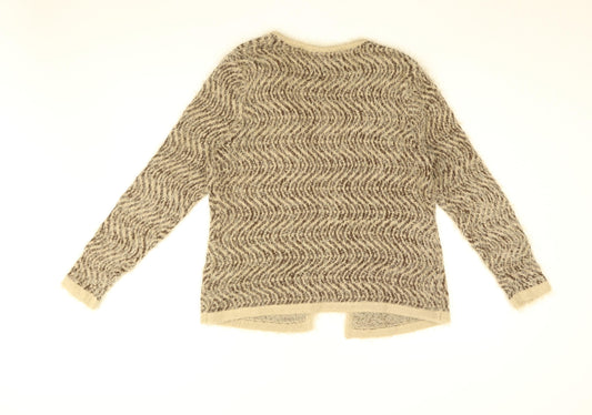 Womens UK Size L Nina Murati Brown Cardigan Jumper