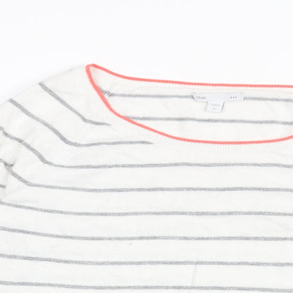 Womens UK Size M Gap White Pullover Jumper