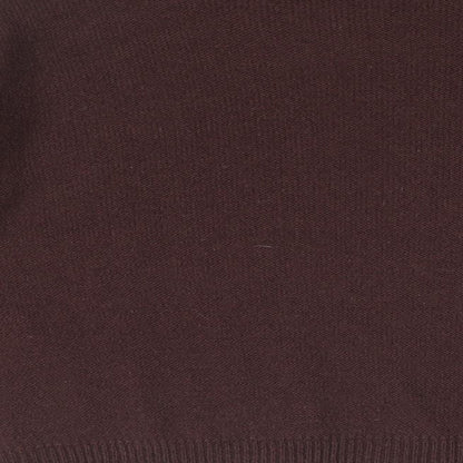Brave Soul Womens Brown Round Neck Acrylic Pullover Jumper Size M