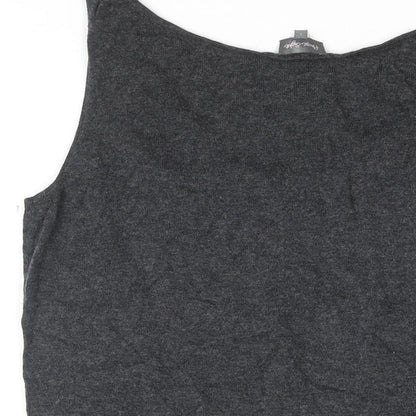 Womens UK Size L Phase Eight Black Basic Tank