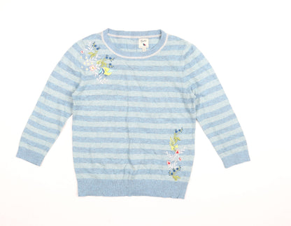 Womens UK Size 14 Yumi Blue Pullover Jumper