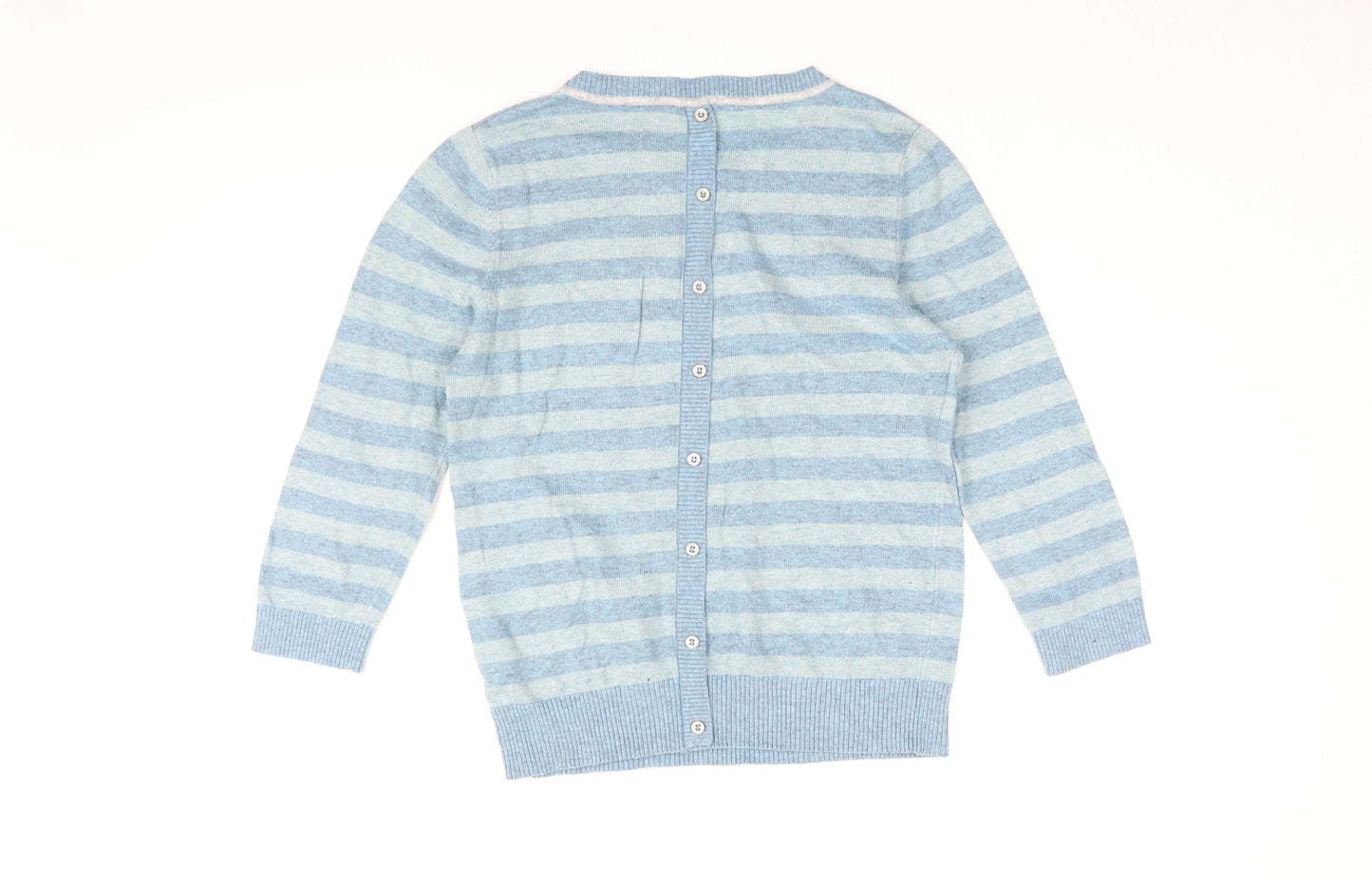 Womens UK Size 14 Yumi Blue Pullover Jumper