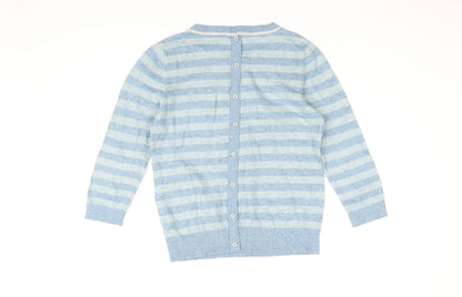 Womens UK Size 14 Yumi Blue Pullover Jumper