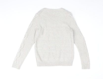 Womens UK Size M Gap Beige Pullover Jumper