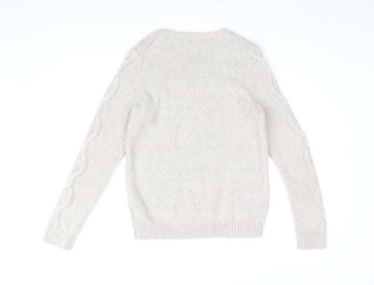 Womens UK Size M Gap Beige Pullover Jumper