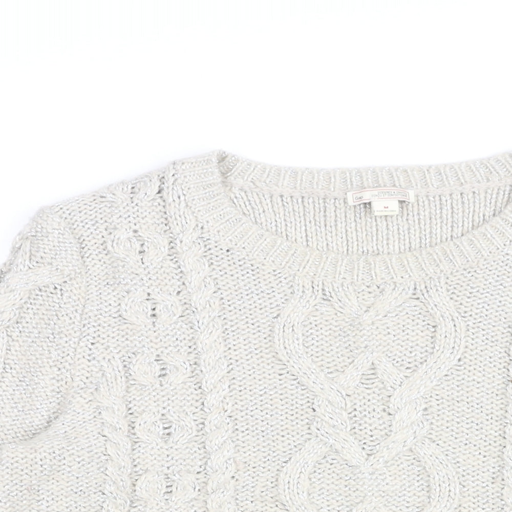 Womens UK Size M Gap Beige Pullover Jumper