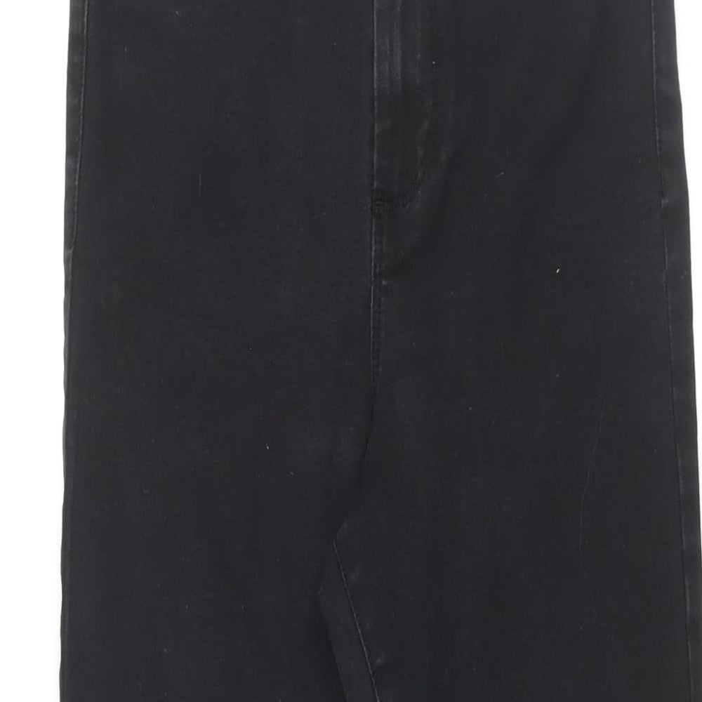 Denim Co Womens Black Cotton Skinny Jeans Size 12 L31 in Regular Zip