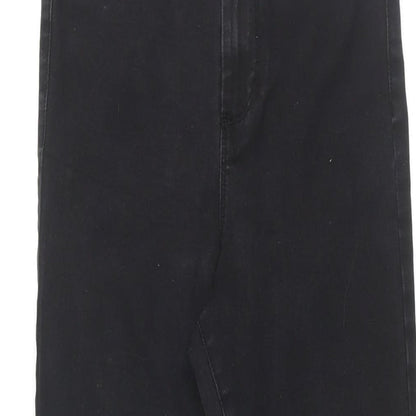 Denim Co Womens Black Cotton Skinny Jeans Size 12 L31 in Regular Zip