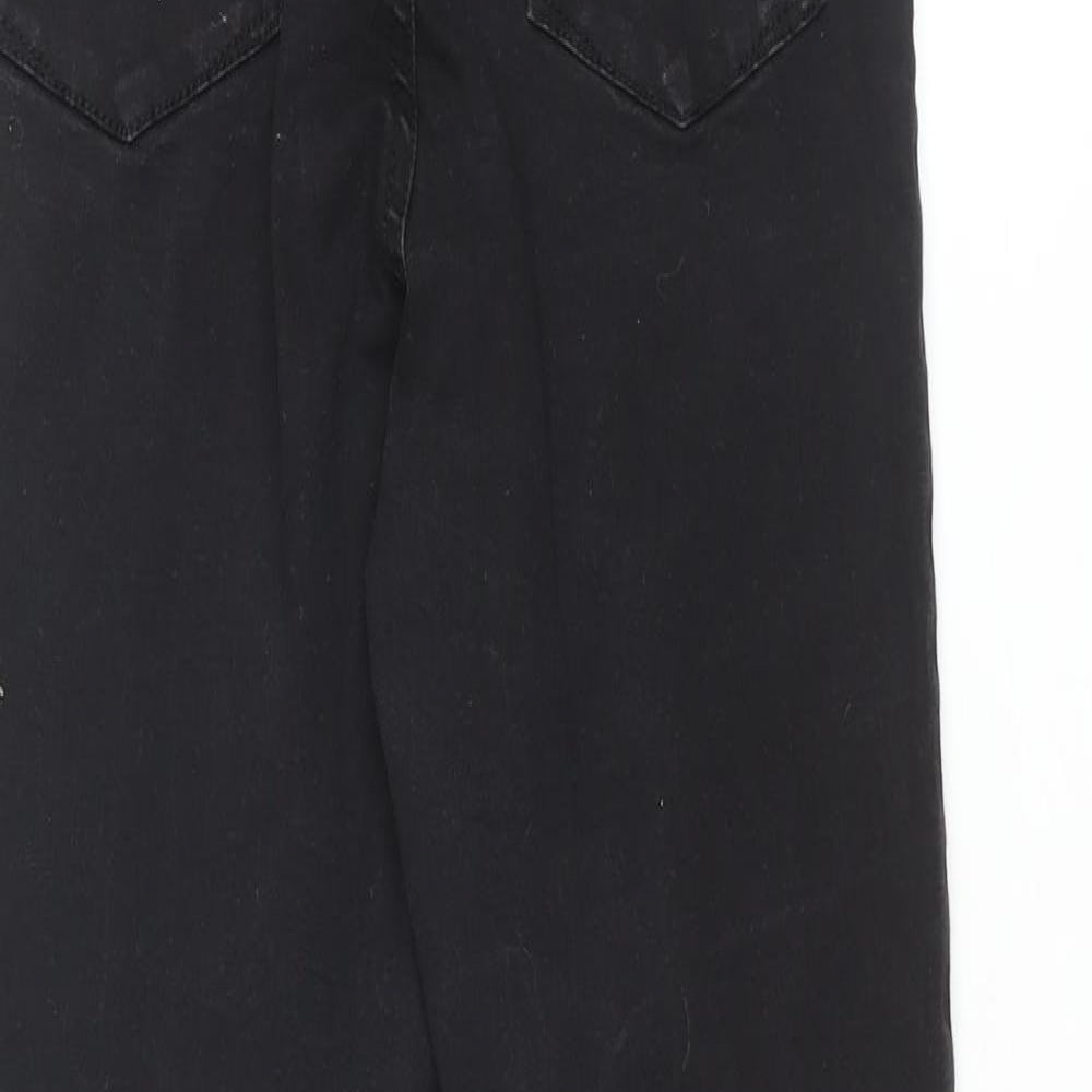 Denim Co Womens Black Cotton Skinny Jeans Size 12 L31 in Regular Zip