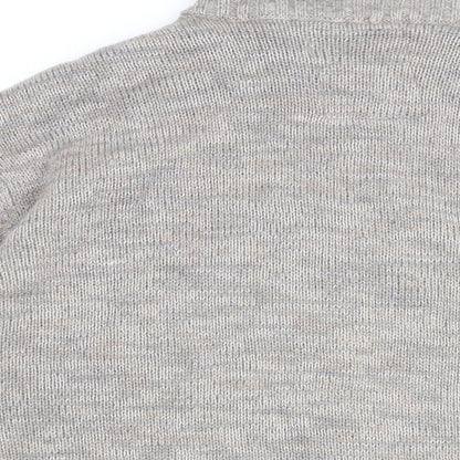 Mens UK Size L Atlas For Men Beige Full Zip Sweatshirt