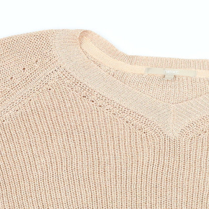 Womens UK Size XL NEXT Gold Pullover Jumper