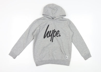 Hype Grey Pullover Hoodie 13 Years with Logo