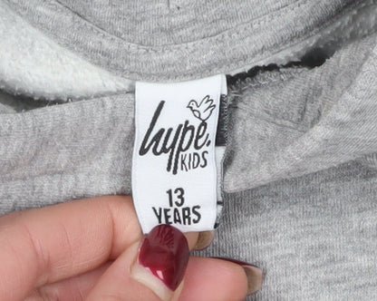 Hype Grey Pullover Hoodie 13 Years with Logo