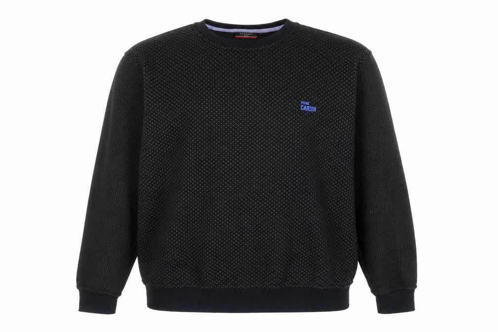 Mens UK Size XL Pierre Cardin Black Pullover Sweatshirt