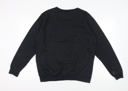 Mens UK Size XL Pierre Cardin Black Pullover Sweatshirt