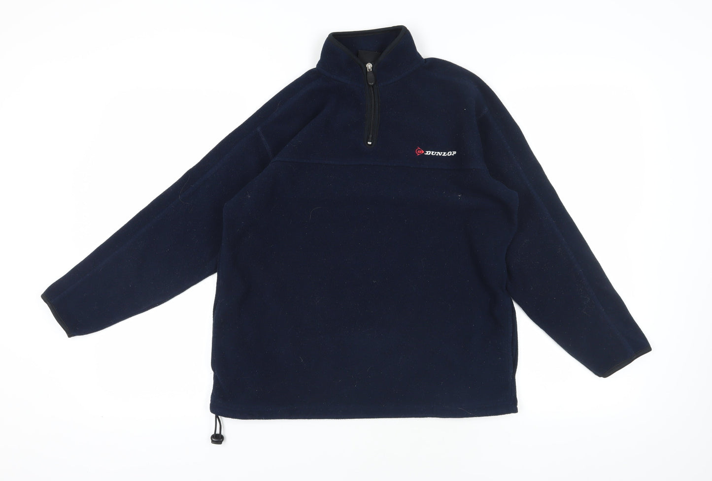 Dunlop Blue Fleece 1/4 Zip Sweatshirt for Boys 13-14 Years
