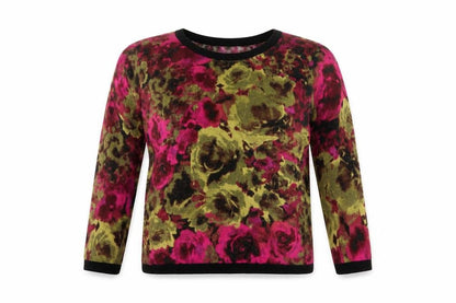 Womens UK Size L Amaryllis Multicoloured Cardigan Jumper