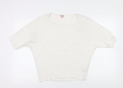 Womens UK Size M Phase Eight Ivory Pullover Jumper