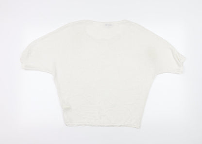 Womens UK Size M Phase Eight Ivory Pullover Jumper