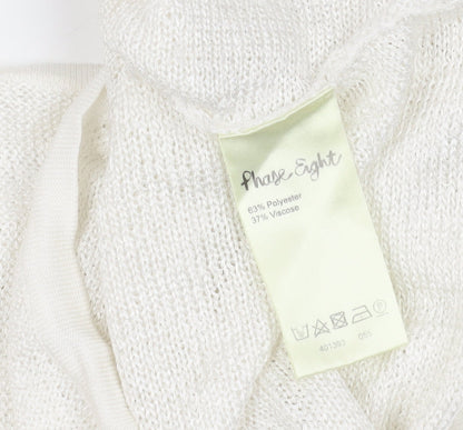 Womens UK Size M Phase Eight Ivory Pullover Jumper