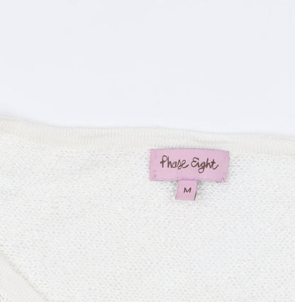 Womens UK Size M Phase Eight Ivory Pullover Jumper