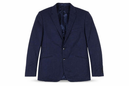 Mens UK Size 44 Moss London Regular Blue Suit Jacket