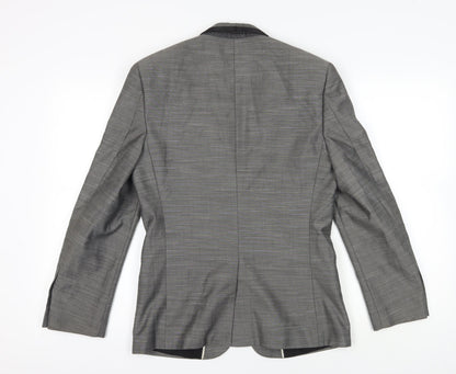 Mens UK Size 38 Goodsouls Regular Grey Suit Jacket