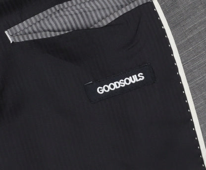 Mens UK Size 38 Goodsouls Regular Grey Suit Jacket