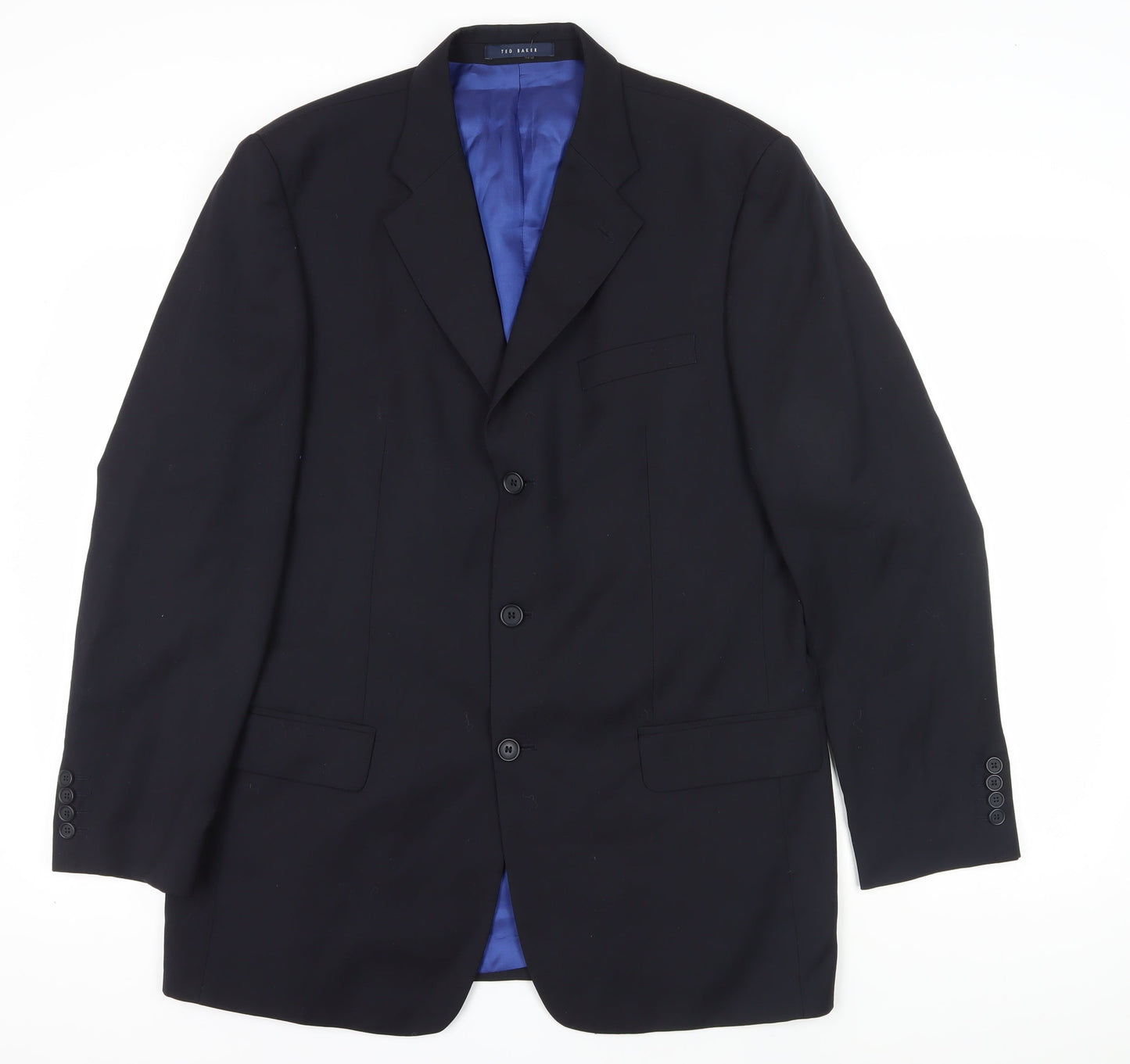 Mens UK Size 42 Ted Baker Regular Black Suit Jacket