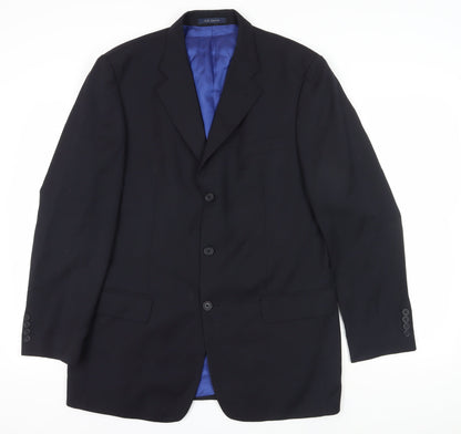 Mens UK Size 42 Ted Baker Regular Black Suit Jacket