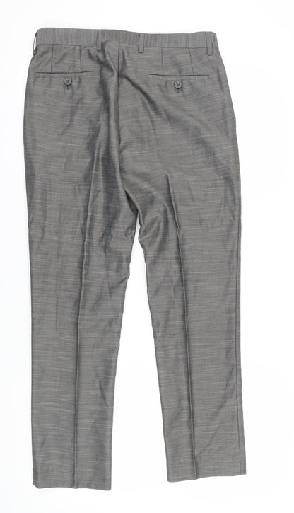 Goodsouls Grey Classic Dress Trousers UK 32R