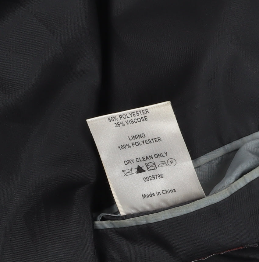 Mens UK Size 44 Burton Regular Black Suit Jacket