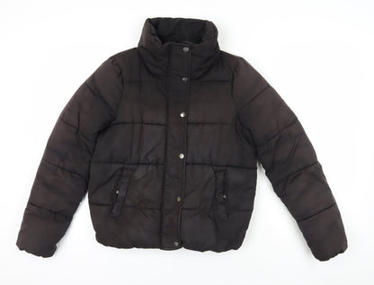 ONLY Black Puffer Jacket Size S Warm Winter Coat