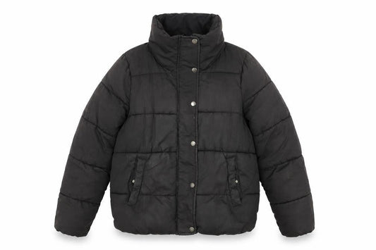 ONLY Black Puffer Jacket Size S Warm Winter Coat
