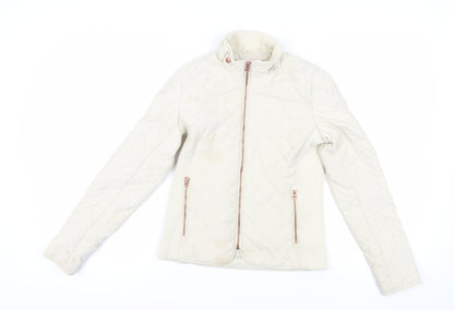 Diverse Beige Quilted Jacket S - Warm Softshell Casual
