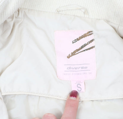 Diverse Beige Quilted Jacket S - Warm Softshell Casual