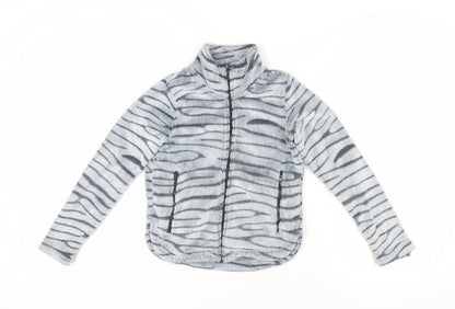 Regatta Girls Grey Animal Print Jacket, Size 11