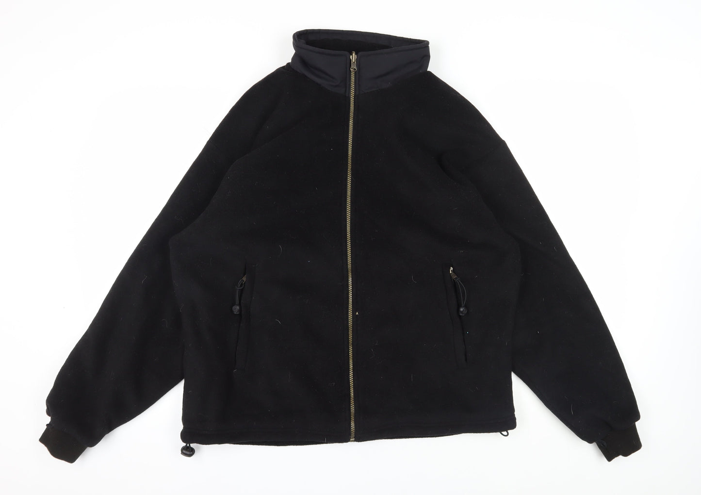 Mens UK Size L Stormtech Black Windbreaker Coat