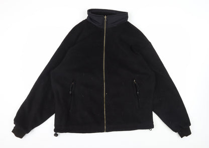 Mens UK Size L Stormtech Black Windbreaker Coat